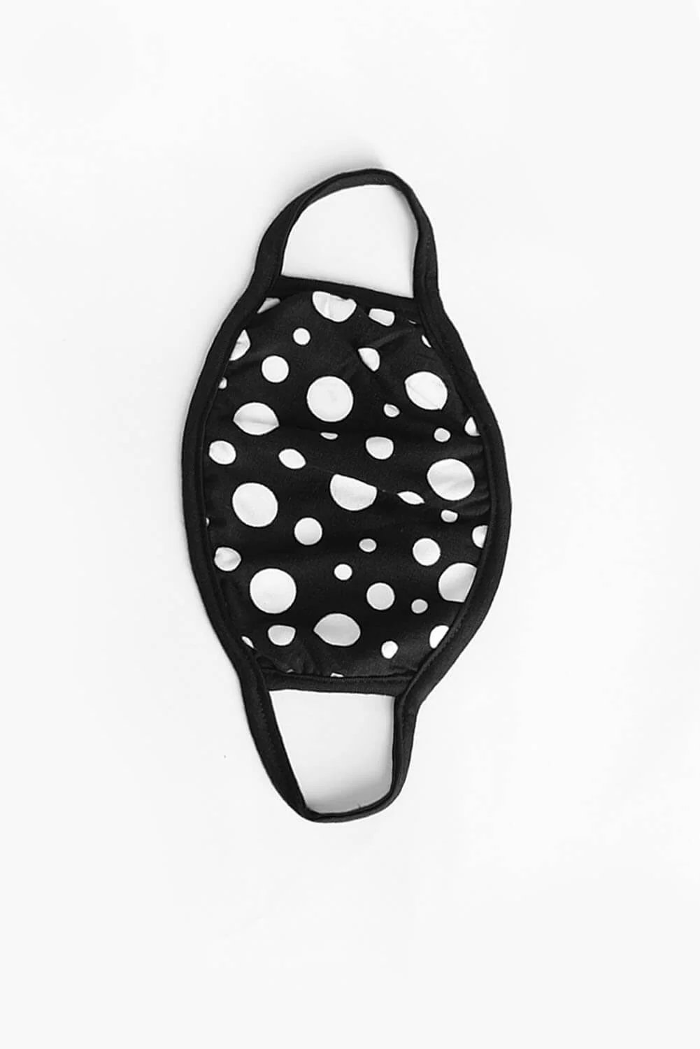 Black Spotty Face Covering - Swimclubus