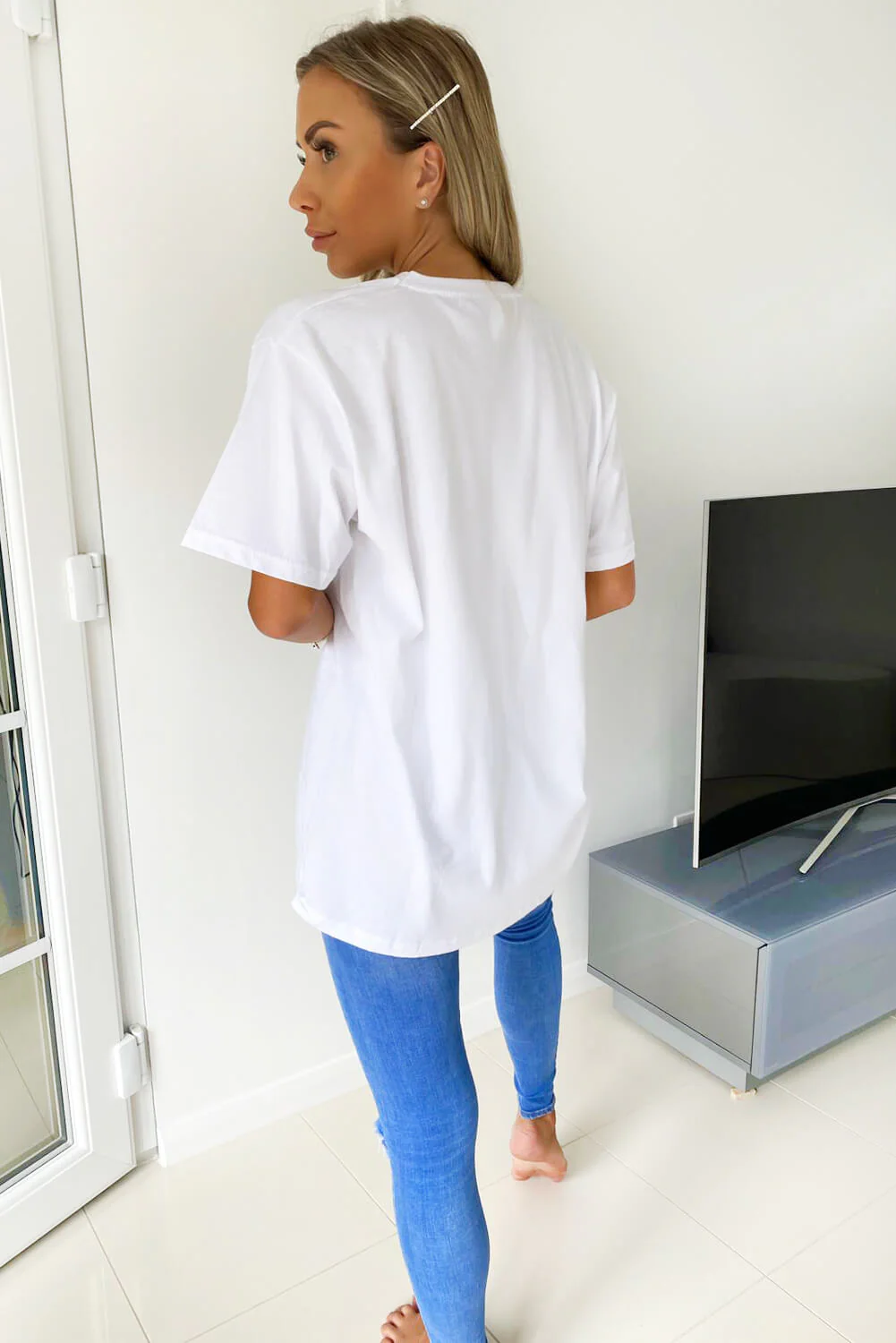 White Green Lips T-Shirt - Swimclubus