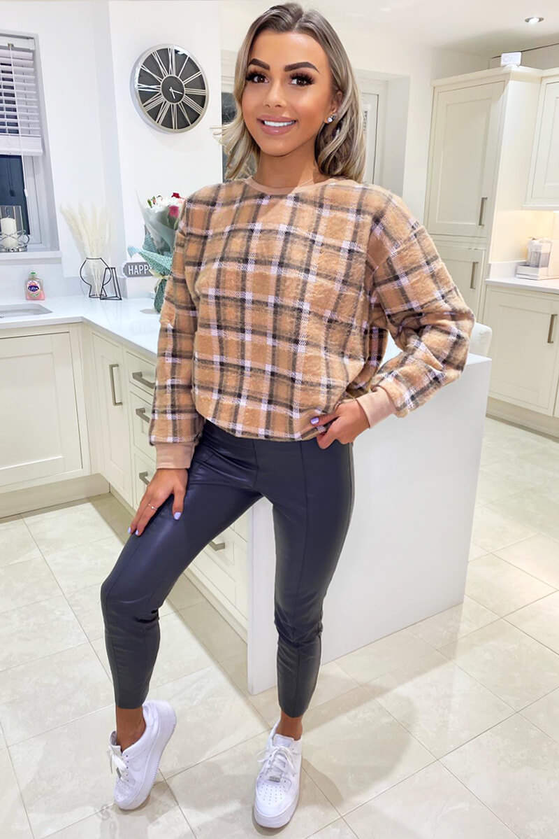 Stone Checked Sweatshirt - Swimclubus